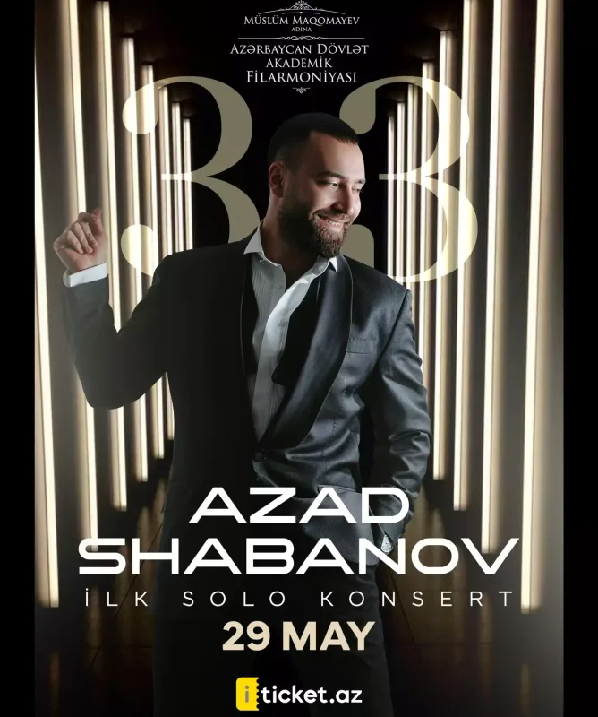 Azad ilk solo konsertinə hazırlaşır!