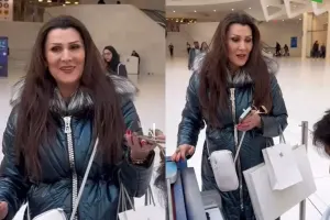 Amerikada alış-veriş mərkəzində oxudu