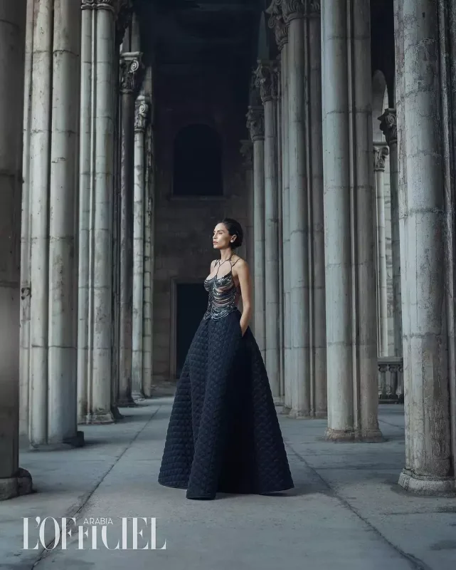 Günayın fotoları ərəb dərgisində