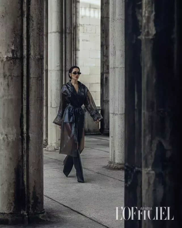 Günayın fotoları ərəb dərgisində