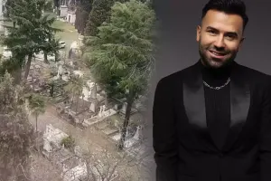 Elvinin qəbiristanlıq mənzərəsi...