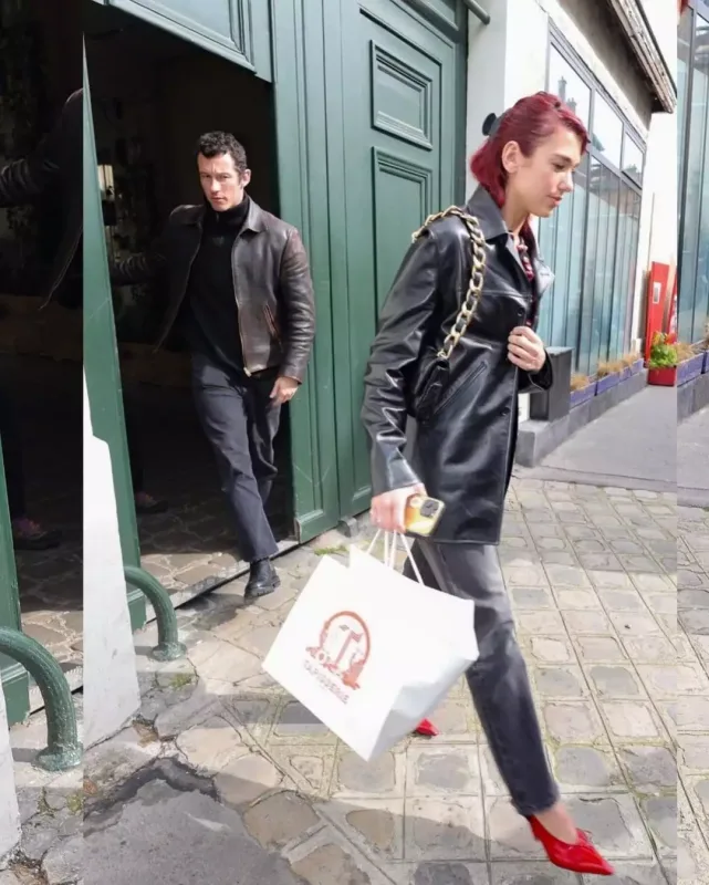 Dua model sevgilisiylə birlikdə