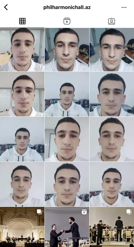 Filarmoniyanın səhifəsi oğurlandı