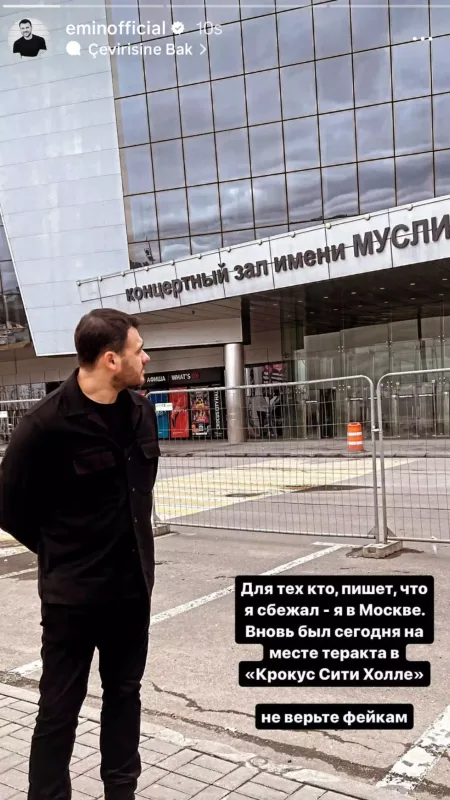 “Qaçdığımı yazanlar, mən Moskvadayam!”