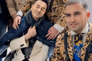 Bakıya əlil arabasında gəldi