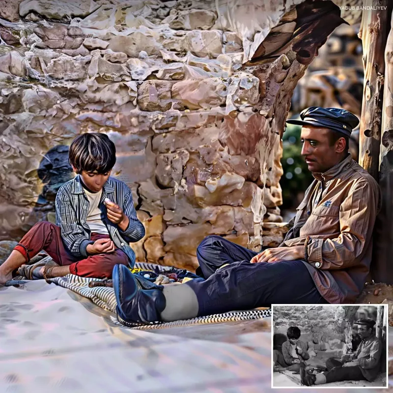 Ağ-qara kadrlar süni intellektlə rəngləndirildi