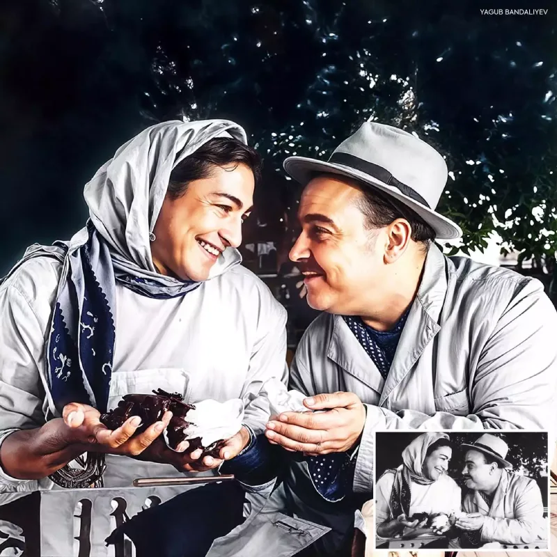 Ağ-qara kadrlar süni intellektlə rəngləndirildi