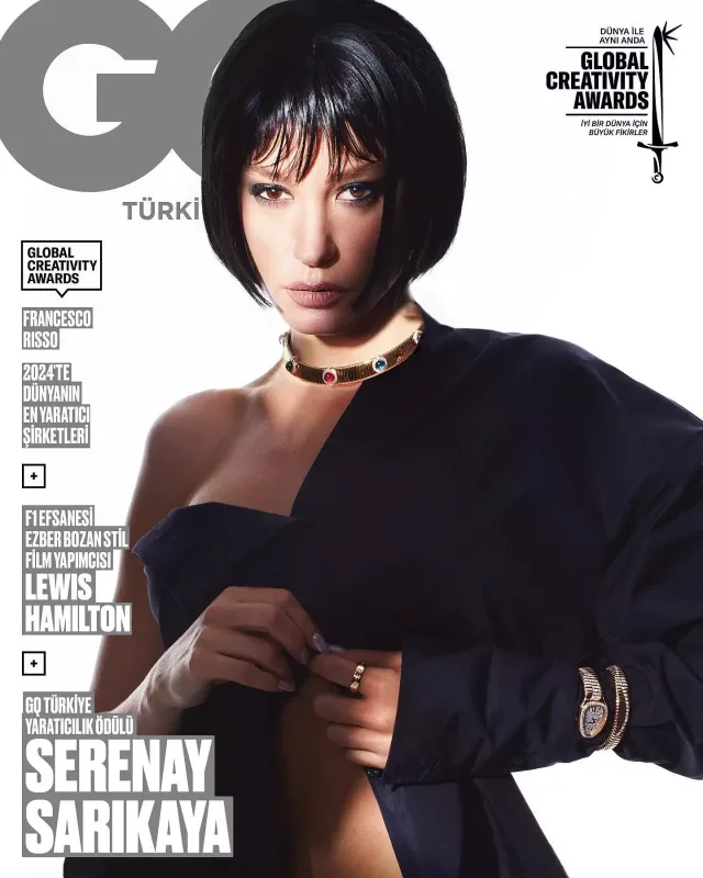 Serenay  “GQ” üçün kamera qarşısında