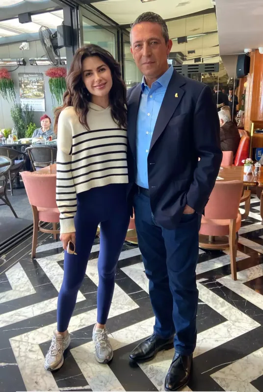 Nəsrin Ali Koçla bir arada