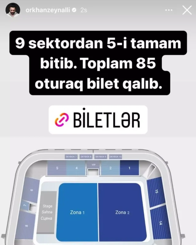 Orxandan konsertiylə bağlı paylaşım
