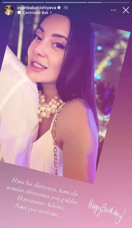 Ayan sevgilisi ilə fotosunu paylaşdı