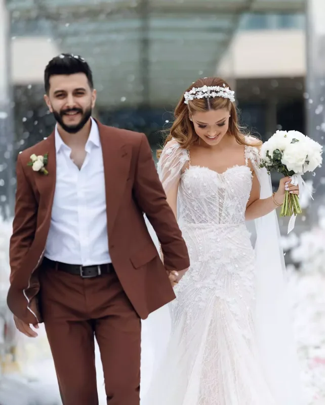 Nəzrinlə Mərdanın nikahından yeni fotolar