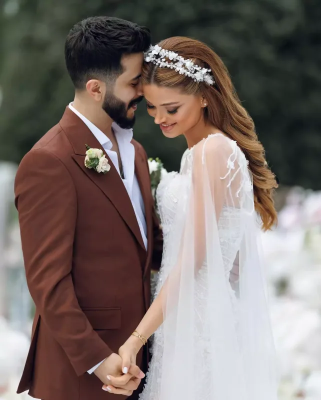 Nəzrinlə Mərdanın nikahından yeni fotolar