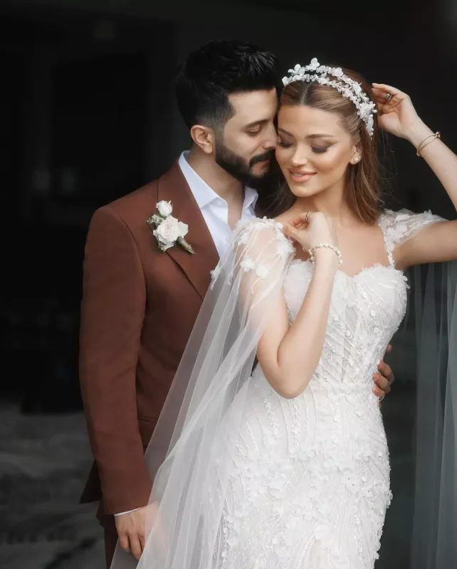 Nəzrinlə Mərdanın nikahından yeni fotolar