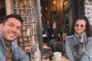 Murat xanımı ilə İtaliyada