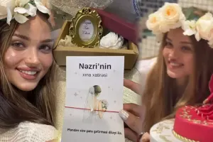 Nəzrinin xınası baş tutdu - VİDEO