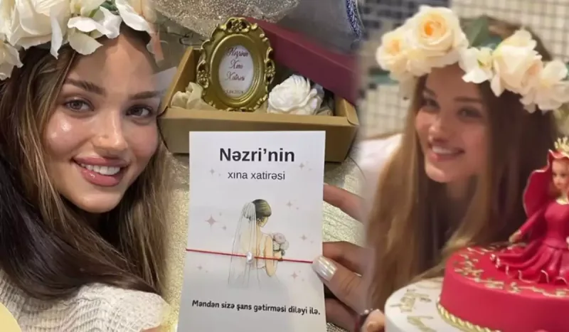 Nəzrinin xınası baş tutdu - VİDEO