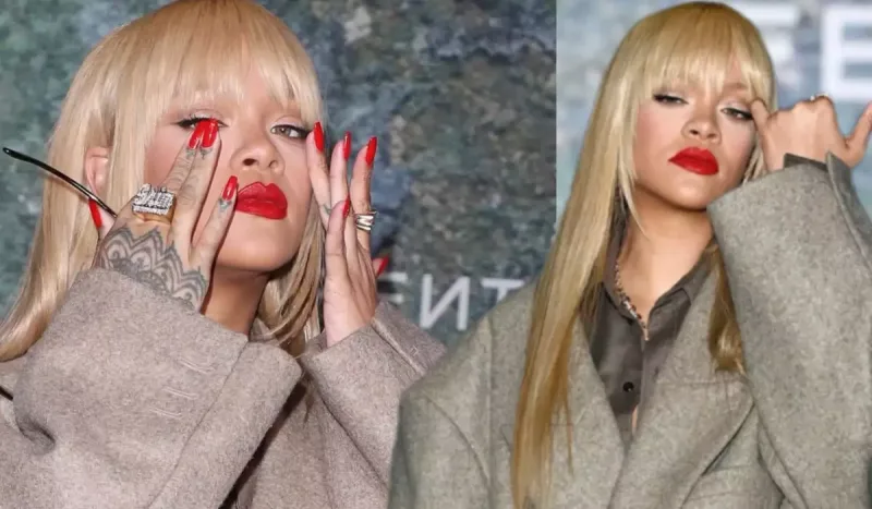 Rihanna yenə fərqli görünüşdə…