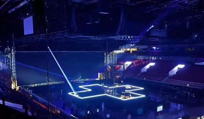 Avroviziya səhnəsindən ilk foto