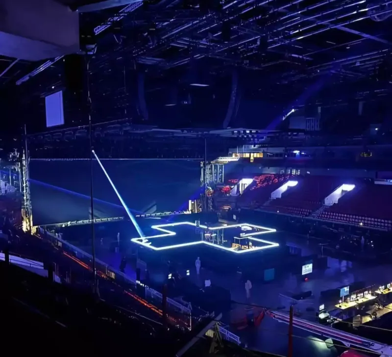 Avroviziya səhnəsindən ilk foto