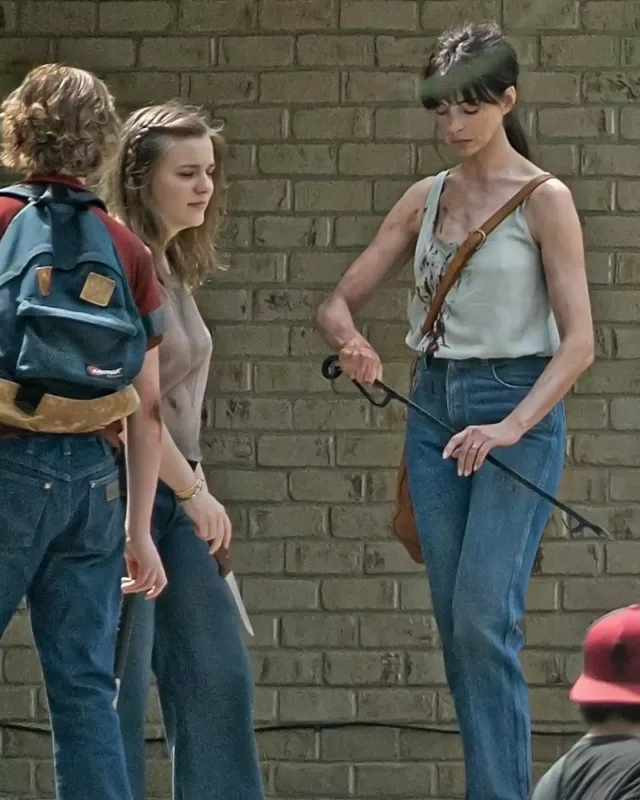 Yeni filminin çəkilişlərində görüntüləndi