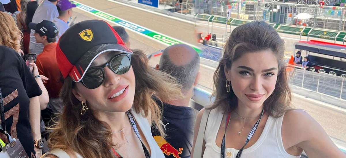 Öykü Çelik “Formula 1”i izlədi