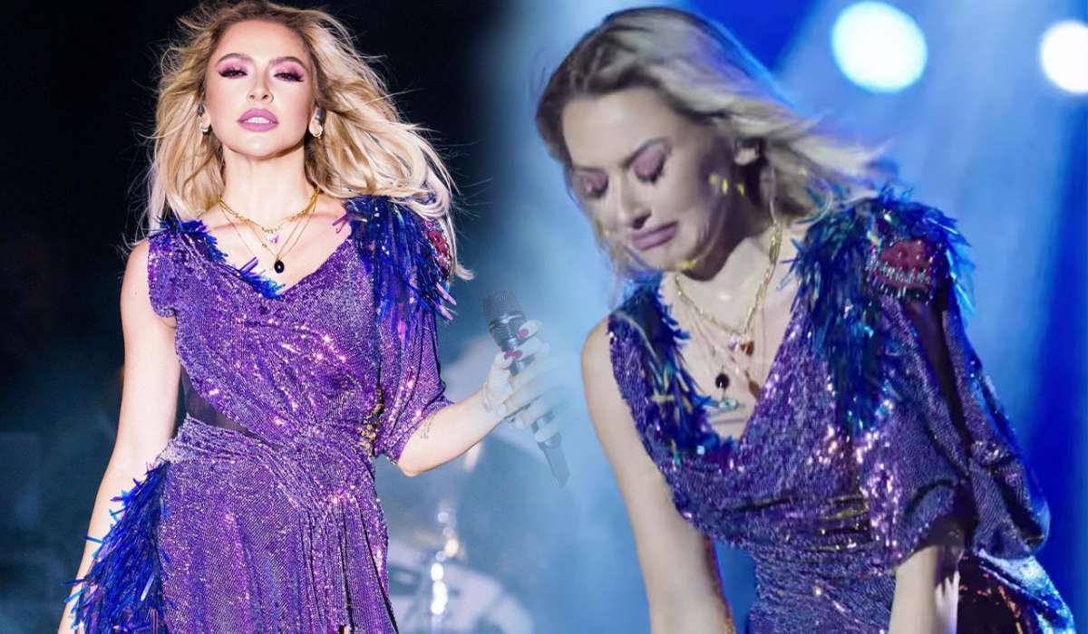 Hadise səhnədə niyə ağladı?