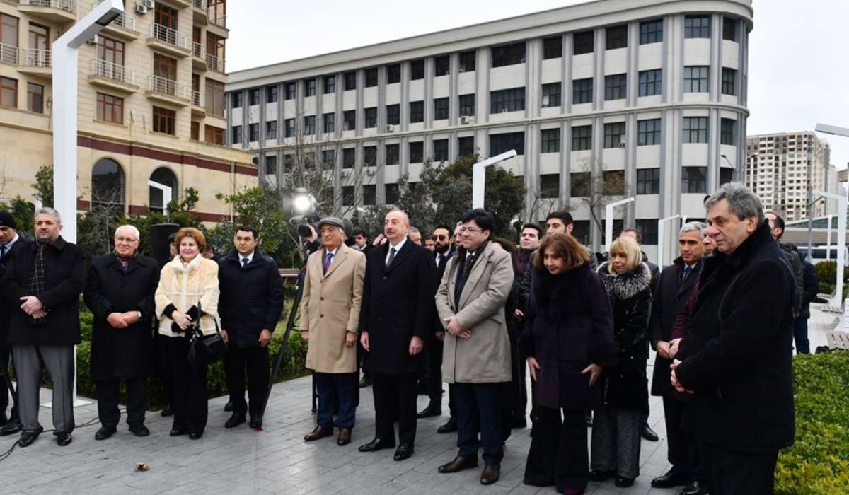 Prezident Tofiq Quliyevin abidəsinin açılışında