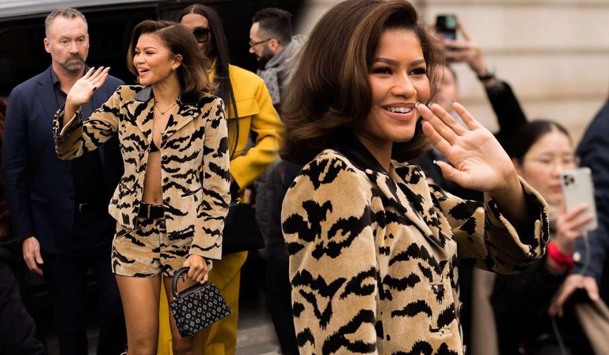 Zendaya print libası ilə gündəmdə