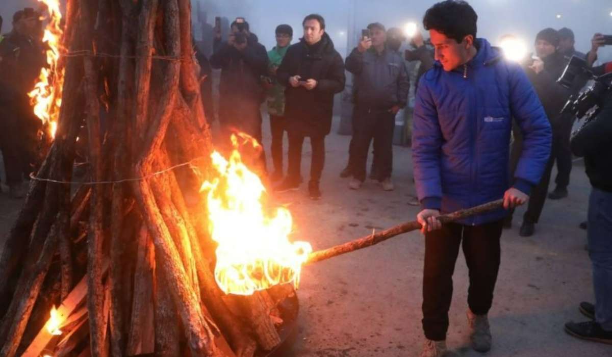 Şuşada Novruz tonqalı qalandı