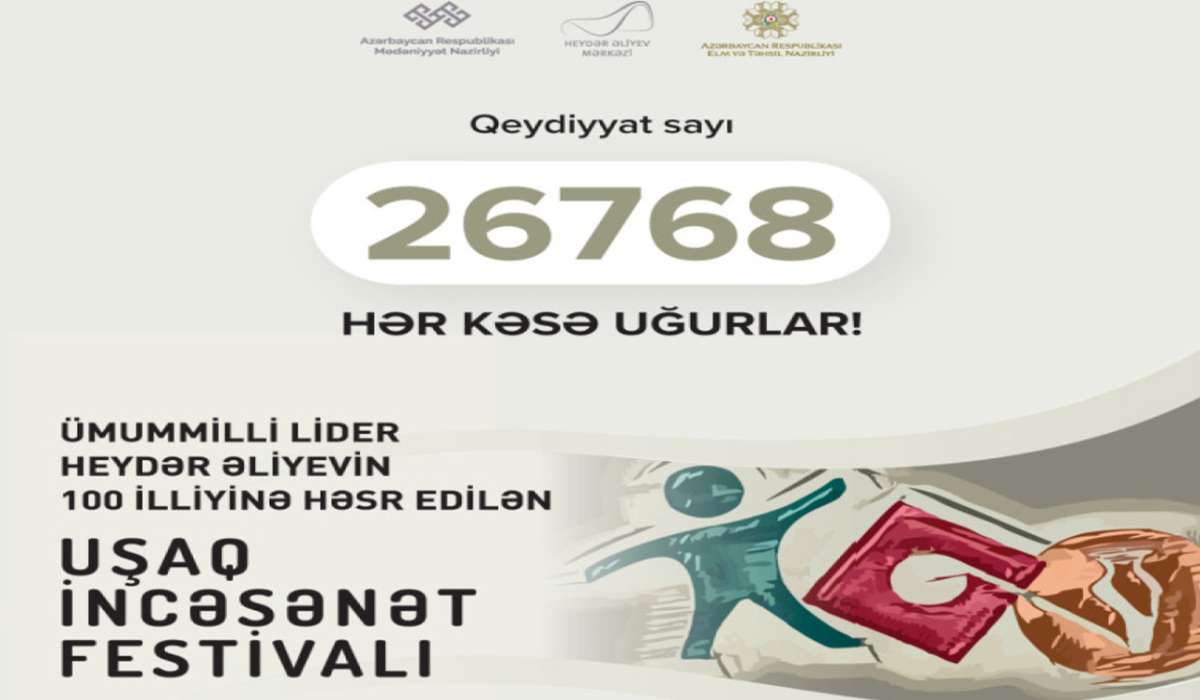 Uşaq İncəsənət Festivalına qeydiyyat başa çatdı