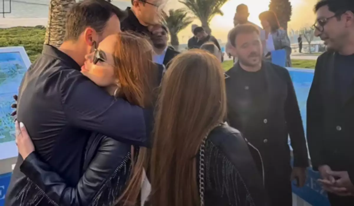 Nigarın Emin və nazirlə səmimi görüşü