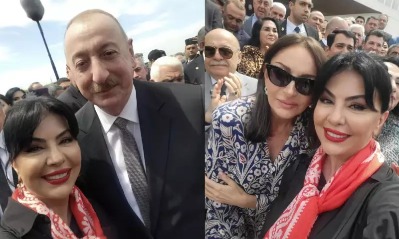 Samirə Prezident və Mehriban xanımla bir arada