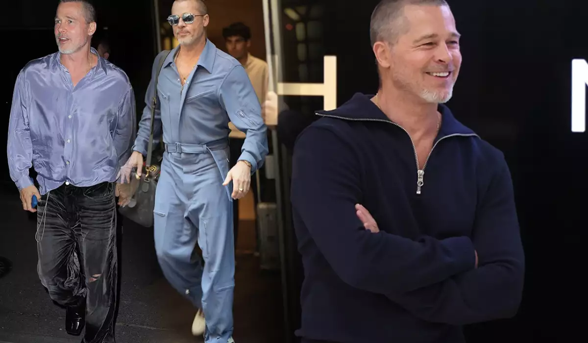 61 yaşlı Bred Pitt tərzi ilə gündəmdə