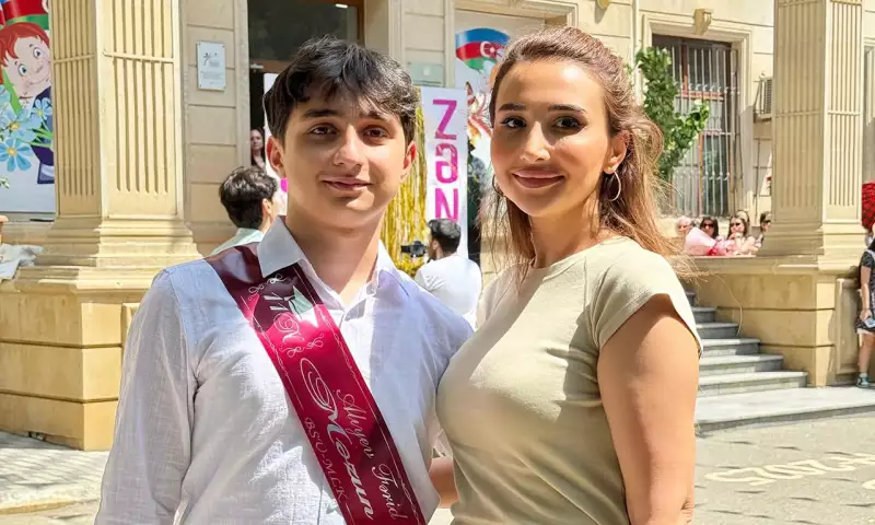 Aytəkinin oğlu da məktəbi bitirdi