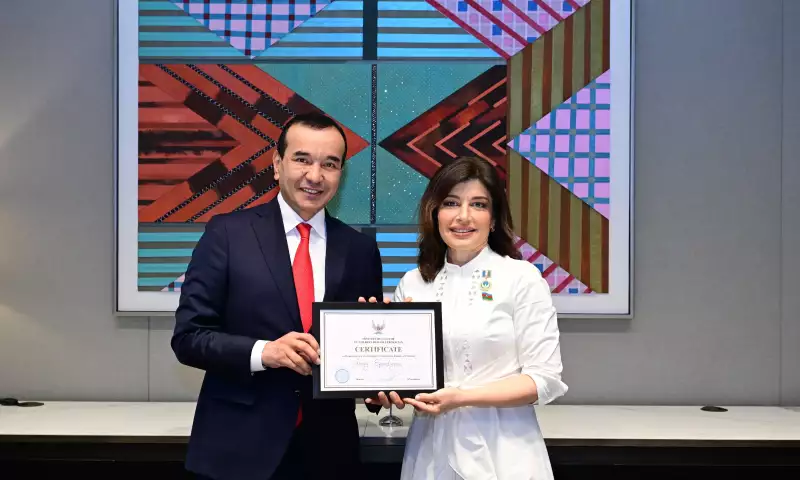 Günay Əfəndiyeva “Özbəkistanın mədəniyyət elçisi” medalı ilə təltif edilib