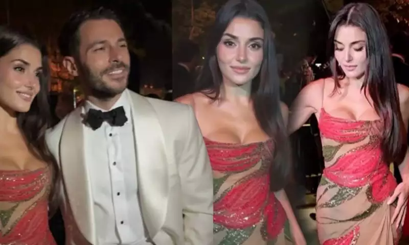 Hande sevgilisi ilə Livanda toyda