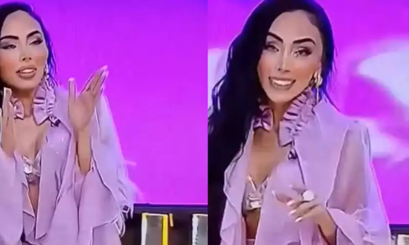 Nanə geyimi ilə diqqət çəkdi