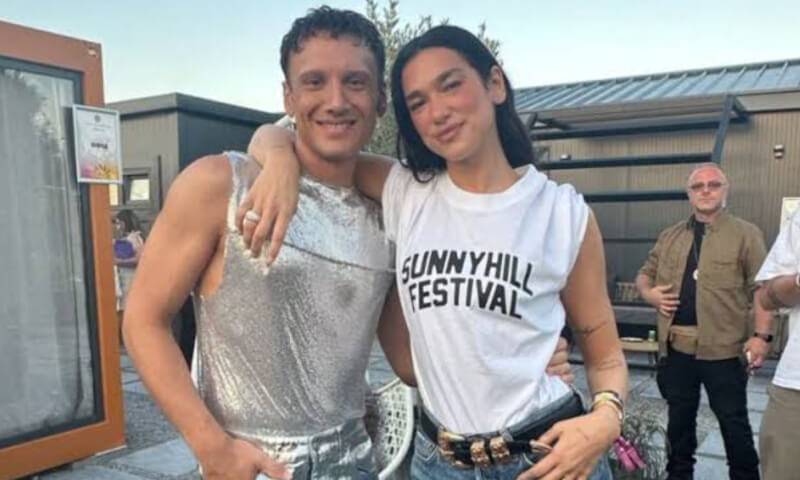 Edislə Dua Lipanın səmimi görüşü