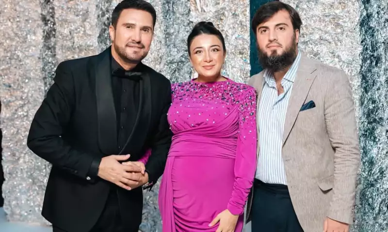 Nadir oğlu və gəlini ilə…