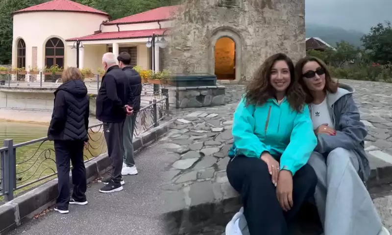 Günay ailəsi ilə Şəkidə!