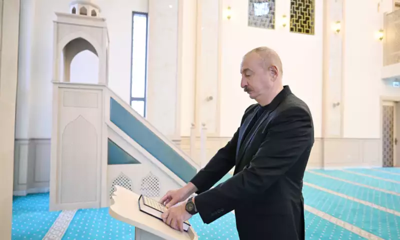 Hadrutda inşa edilmiş məscidin açılışı oldu - Fotolar